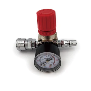 Регулятор давления, 1 шт., 14 фунтов на квадратный дюйм, 12 бар, переключатель, регулирующий клапан с манометрами дюйма для воздушного компрессора