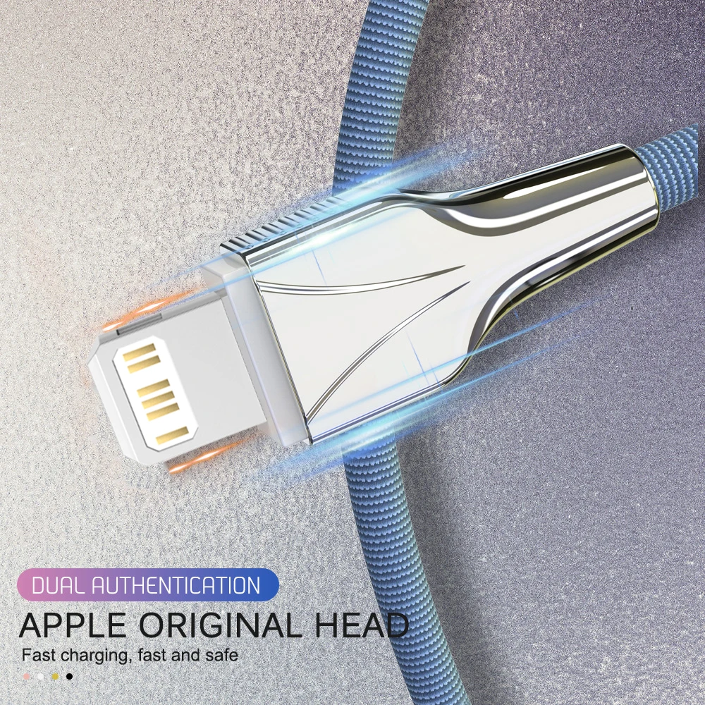 USB зарядный кабель для Apple iPhone 13 12 11 XS X XR 6 6s 7 8 Plus 5s SE iPad быстрая зарядка передачи