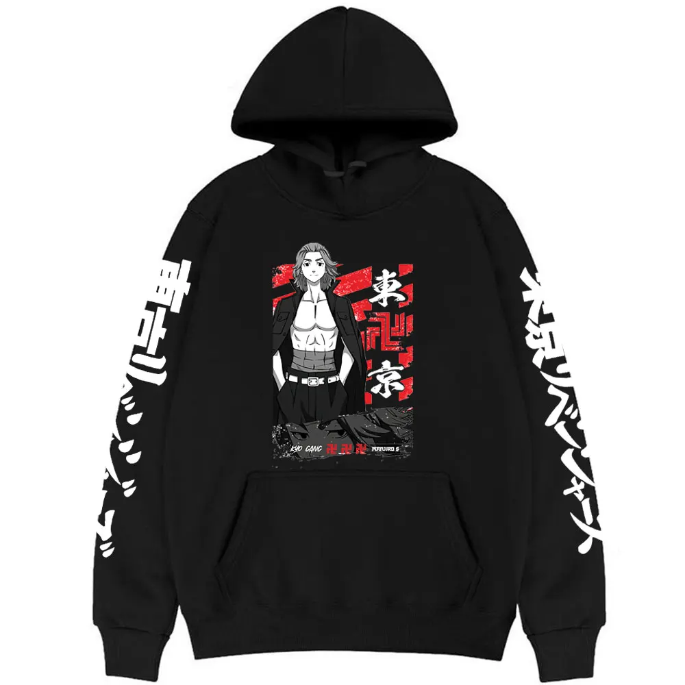 

Japan Popular Manga Tokyo Revengers Pattern Print Hoodie Men Women Casual Fashion Sweatshirt New Creativity Anime Style Hoodies