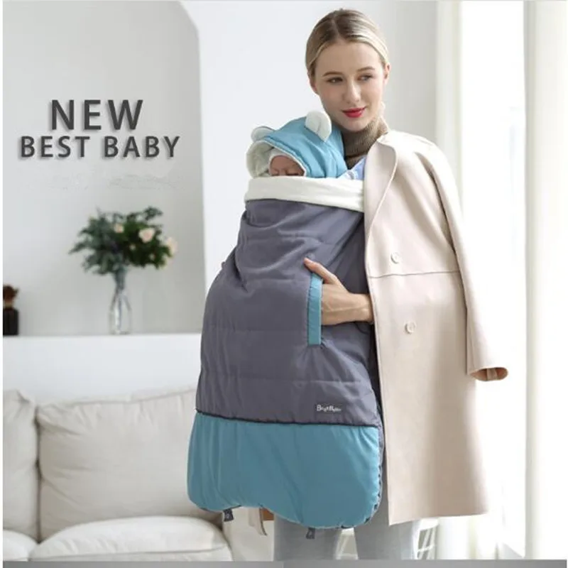 Новинка Детское пальто-кенгуру сезон осень-зима детская накидка для