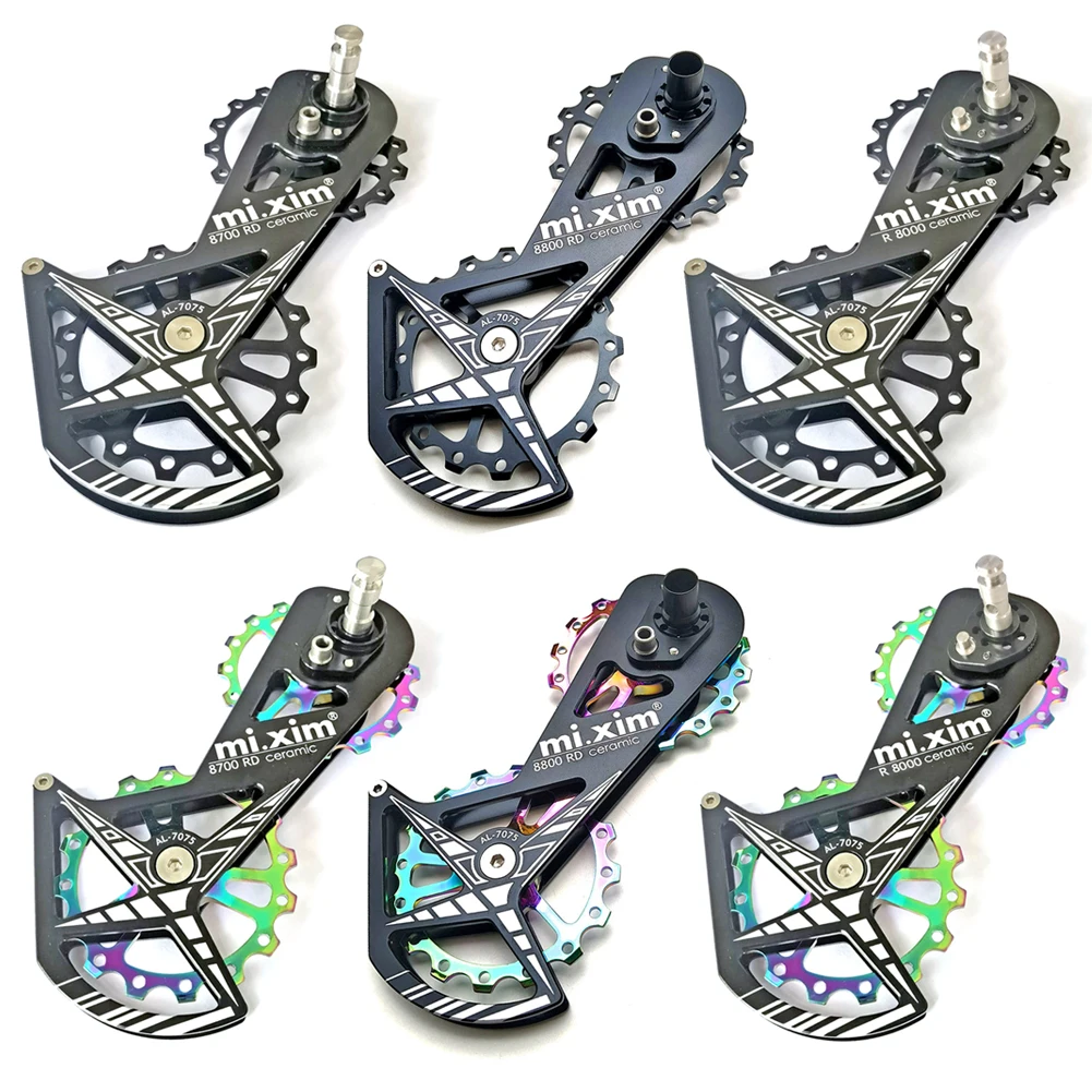 

Задние переключатели Mi Xim дорожного велосипеда из алюминиевого сплава, керамические подшипники mi c, задний переключатель передач, направляю...