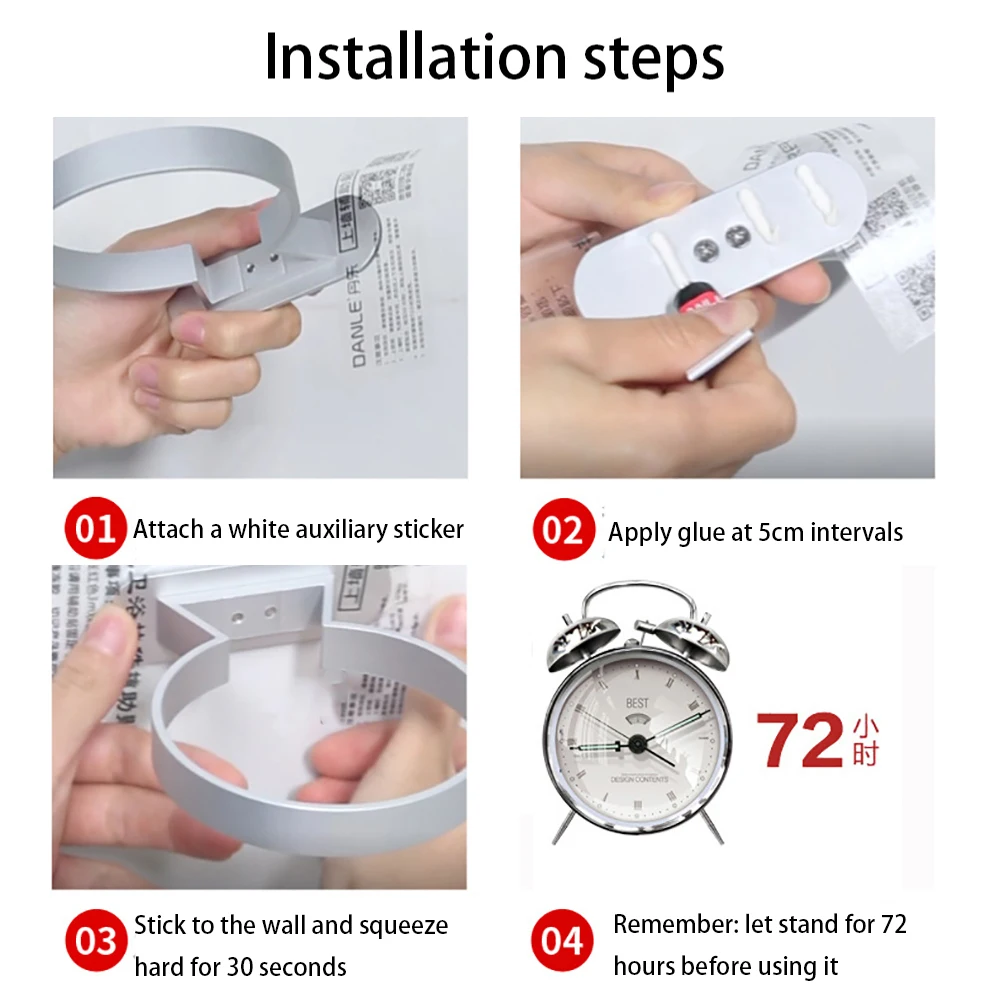 

Toilet Brush Holders With Glass Caddy Cup Holder Punch-Free Bath Wall Shelf Matte Silver Aluminum Handle Bathroom Cleaning Tools
