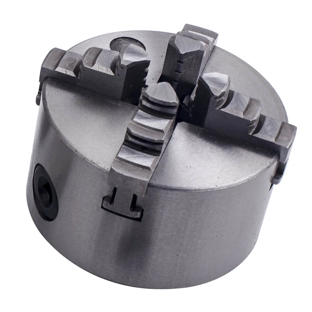 Патрон токарный 4 дюйма 100 мм из закаленной стали кулачка Самоцентрирующийся K12-100