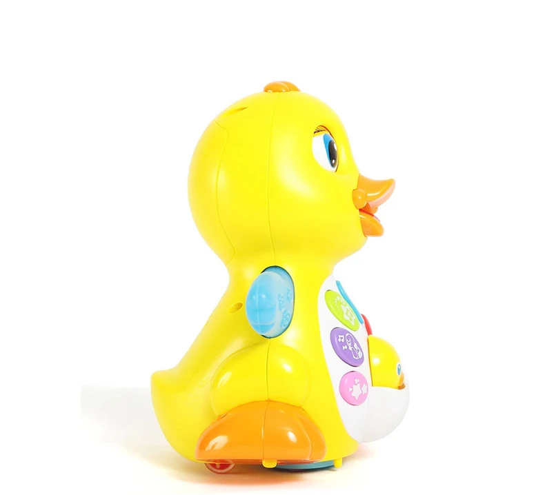 Качающаяся детская музыкальная универсальная электрическая утка из ревеня