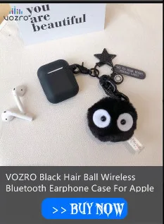 VOZRO мультфильм беспроводной Bluetooth наушники чехол для Apple Airpods силиконовые наушники чехол s для Airpods 2 защитный чехол