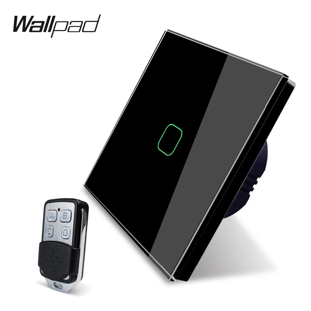 Wallpad K3 емкостный 1-клавишный сенсорный переключатель света с дистанционным