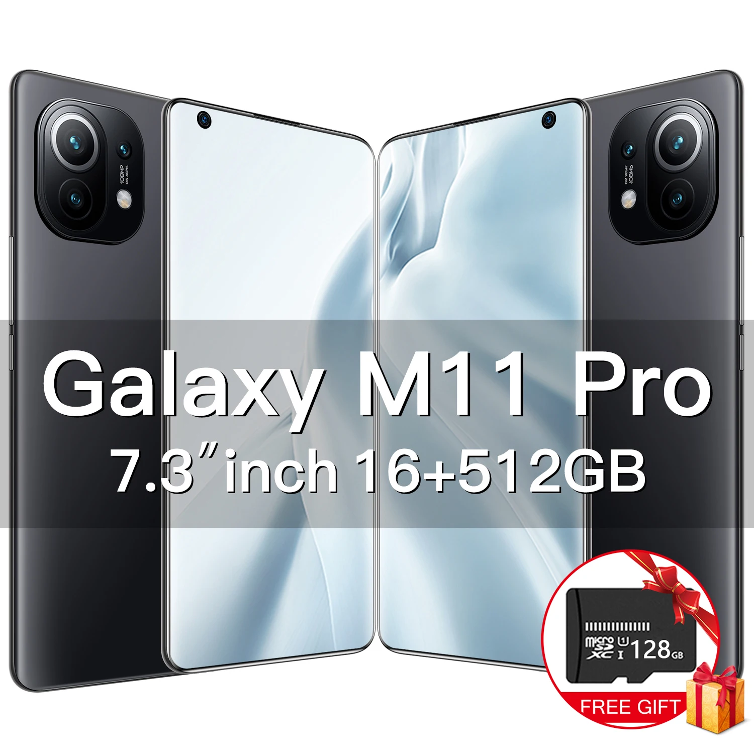 Xiaomi-tel&eacute;fono inteligente M11 Pro versi&oacute;n Global, Smartphone de 7,3 pulgadas, 16G, 512G, 5G, c&aacute;mara de 48MP, 6800mAh, Tarjeta SIM Dual, Google, GPS, WiFi-0