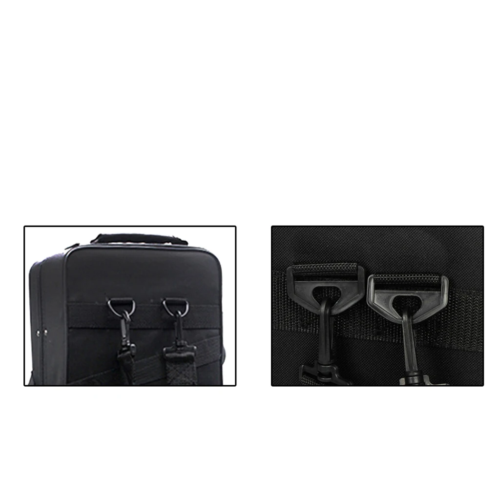 600D водонепроницаемый Gig Bag Box рюкзак ткань Оксфорд для трубы с регулируемым двойным плечевым ремнем карман из пенопласта с хлопковой подкладкой