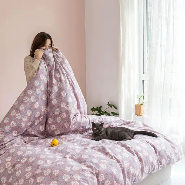 На заказ пододеяльник маленькое стеганое одеяло с цветочным узором/одеяло чехол