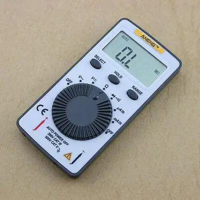 AN101 Pocket LCD Digital Multimeter Backlight AC Automatic Portable Meter Digital Clamp Meter Digital Multimeter