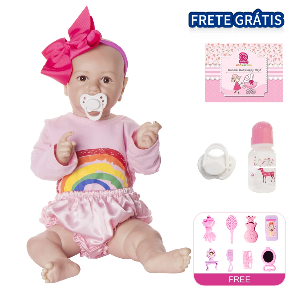 20 &quotКукла реборн для детей подарок на день рождения Рождество мягкие виниловые