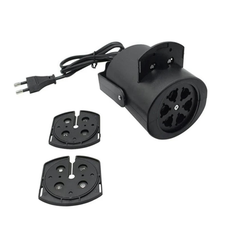 Рождественский проектор свет снежинки звезды узоры открытый сад дома Спальня