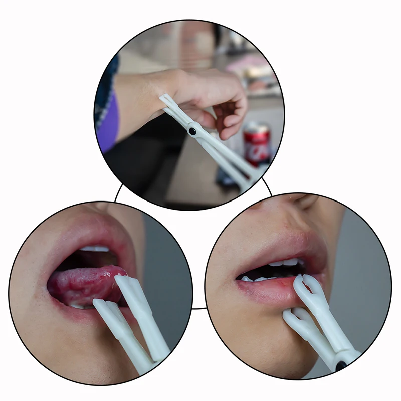 Акриловый зажим для пирсинга 1 шт. профессиональные одноразовые плоскогубцы