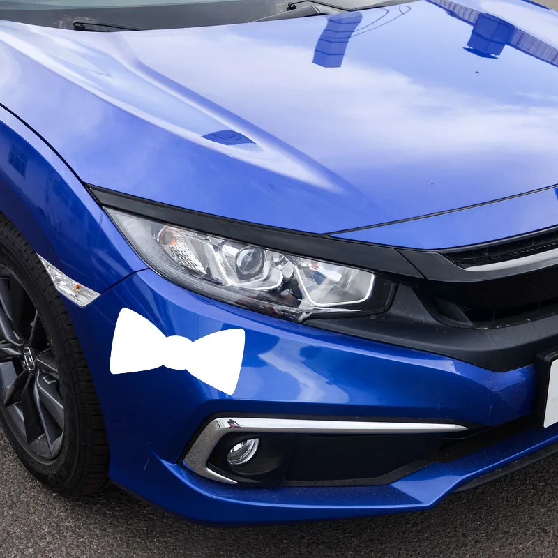 

15.6X8CM Bow Tie Fashion Tail Bumper Decoration Decals Car Window Stickers