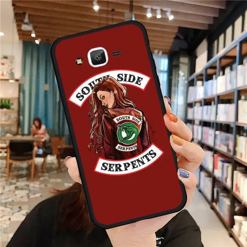 

Riverdale South side Serpents snake Phone Case For Samsung Galaxy J2 J4 J5 J6 J7 J8 2016 2017 2018 Prime Pro plus Neo duo