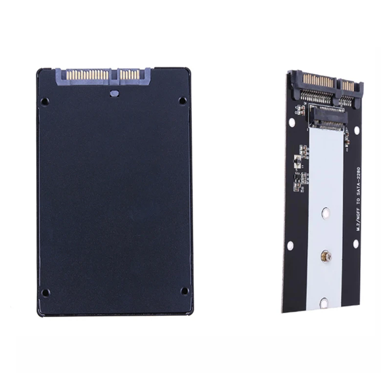7 мм Толщина металлический ключ M.2 NGFF в SATA 3 адаптера M.2/NGFF SSD до 2,5 дюймов SATA адаптер SSD чехол для 2280 2260 2242 M2