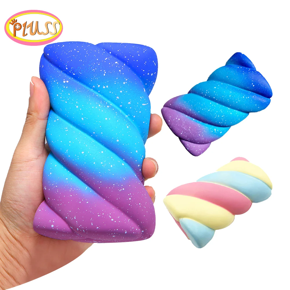 Мягкая игрушка Kawaii Galaxy Cake, мягкий медленно растущий крем, Ароматизированная мягкая игрушка для снятия стресса, изысканная игрушка для детей, подарки на Рождество