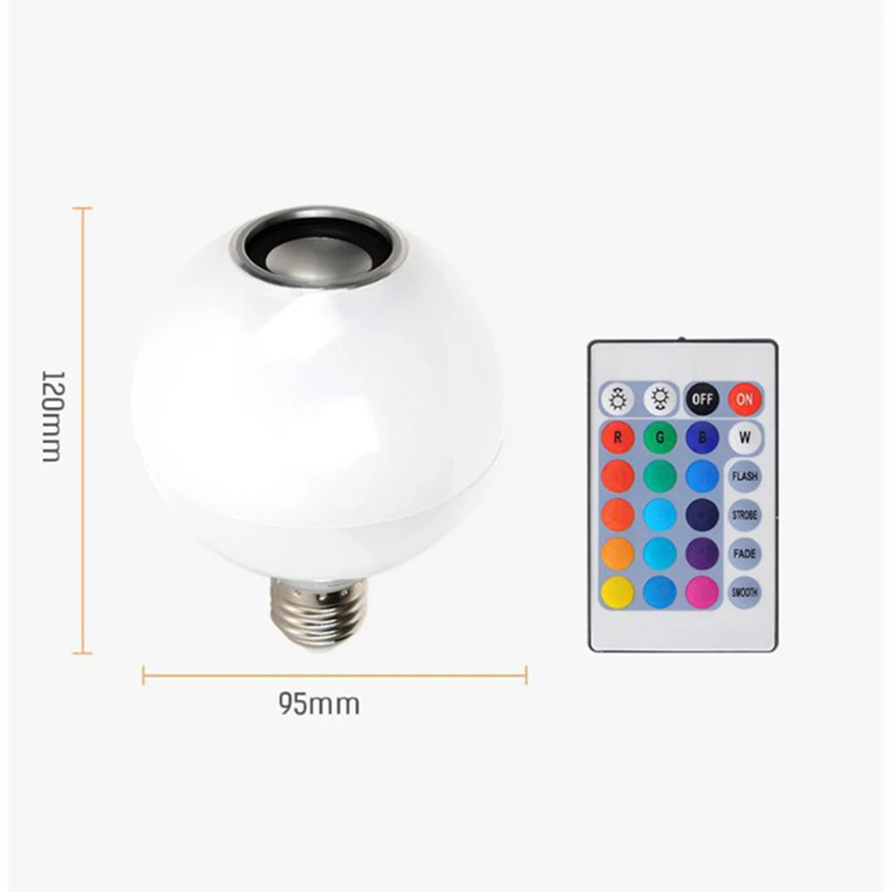 40 Вт Светодиодный светильник E27 RGB Bluetooth-совместимый музыкальный потолочный