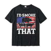 funny barbecue id smoke that patriotic grillmaster us bbq t shirt tops tees graphic normal cotton mens t shirts normal