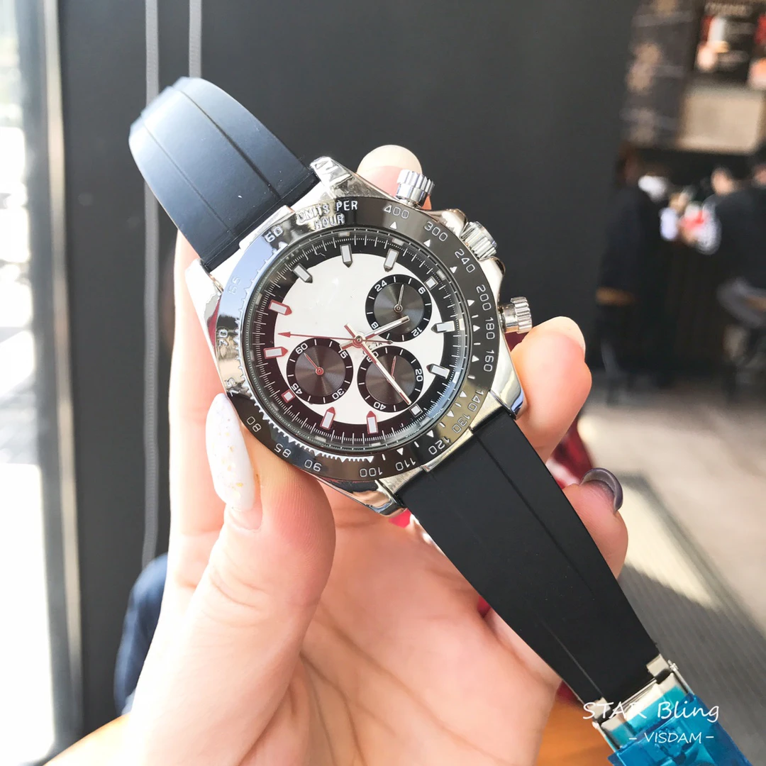 

2021Master build yacht m226659 42 mm luxury Quartz 18K platinum watch ceramic word ring three lock three waterproof