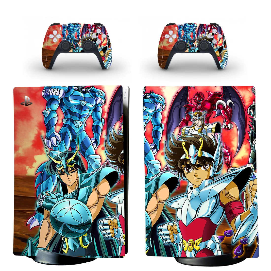 Святая Сейя мистическая одежда PS5 цифровой кожи Стикеры для Playstation 5 консоли и 2