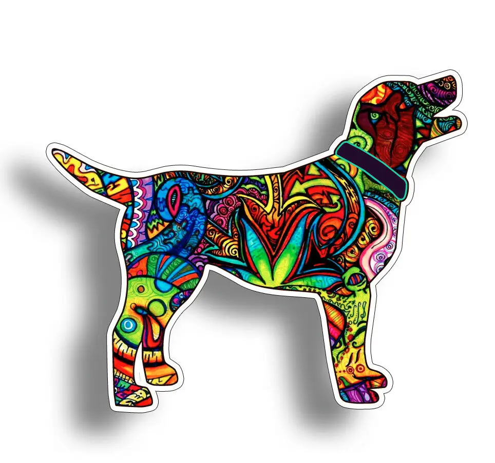 

Labrador Sticker Lab Graffiti Dog Decal Cup Laptop Car Window Bumper Cooler K9