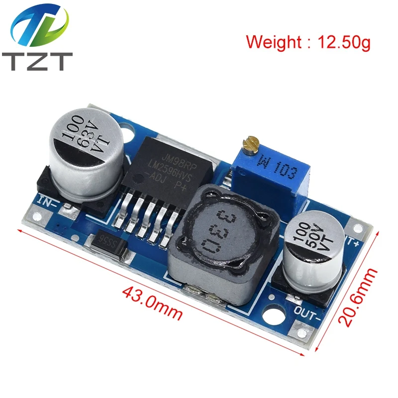 LM2596HVS LM2596 HV LM2596HV DC Регулируемый понижающий преобразователь модуль питания 4 5 50 в