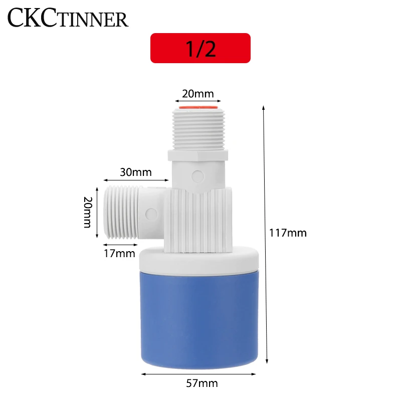 1/2&quot 3/4&quot 1&quot Floating Ball Valve Automatic Float Water Level Controller Tower Tank Installed Inside Liquid Switch |