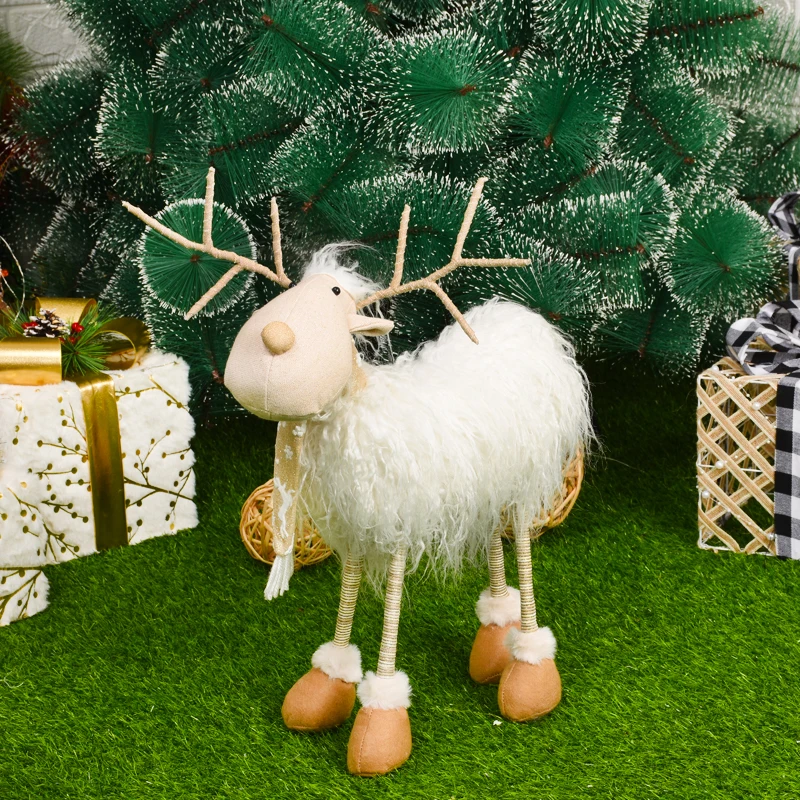 

Рождественская стоячая кукла лося 2022, украшение для елки, фотоальбом для дома, рождественские подарки, новый год 2022