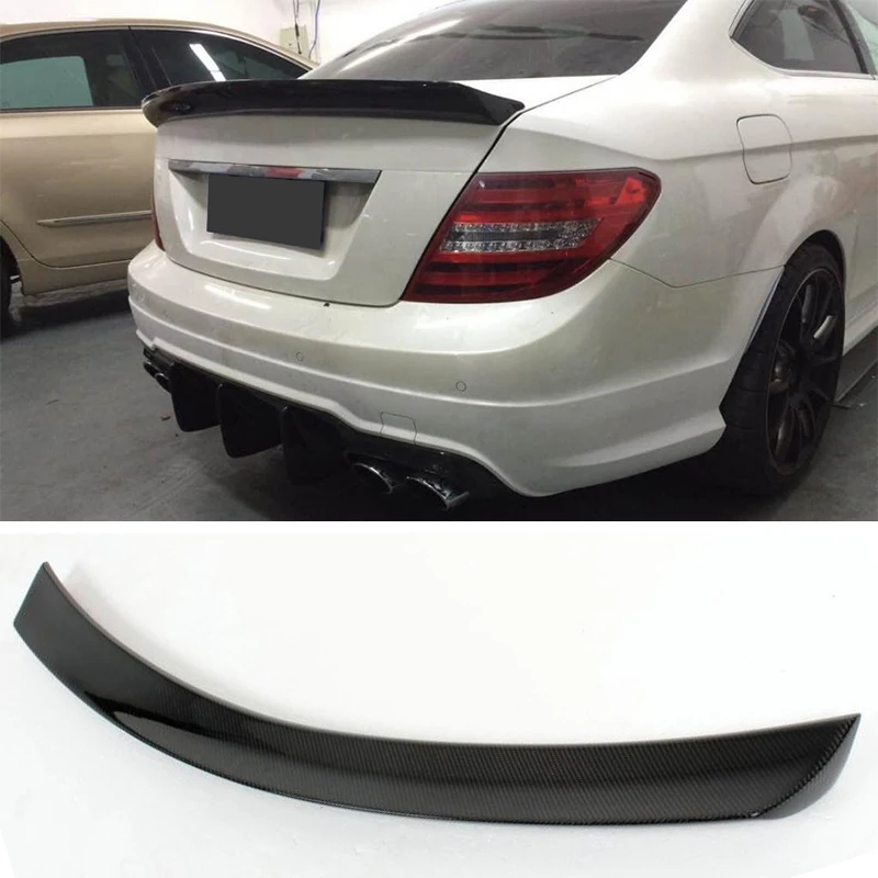 Автомобильный задний спойлер из углеродного волокна для Mercedes Benz C Class W204 C180 C200 C250