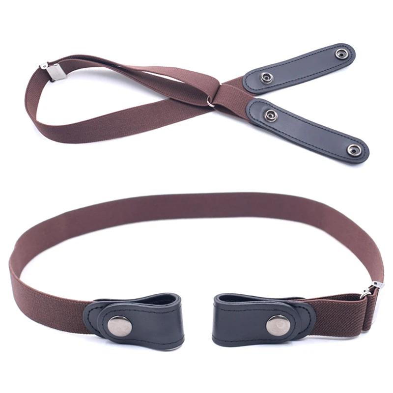 Горячая Распродажа свободный регулируемый ремень без застежки с эластичной