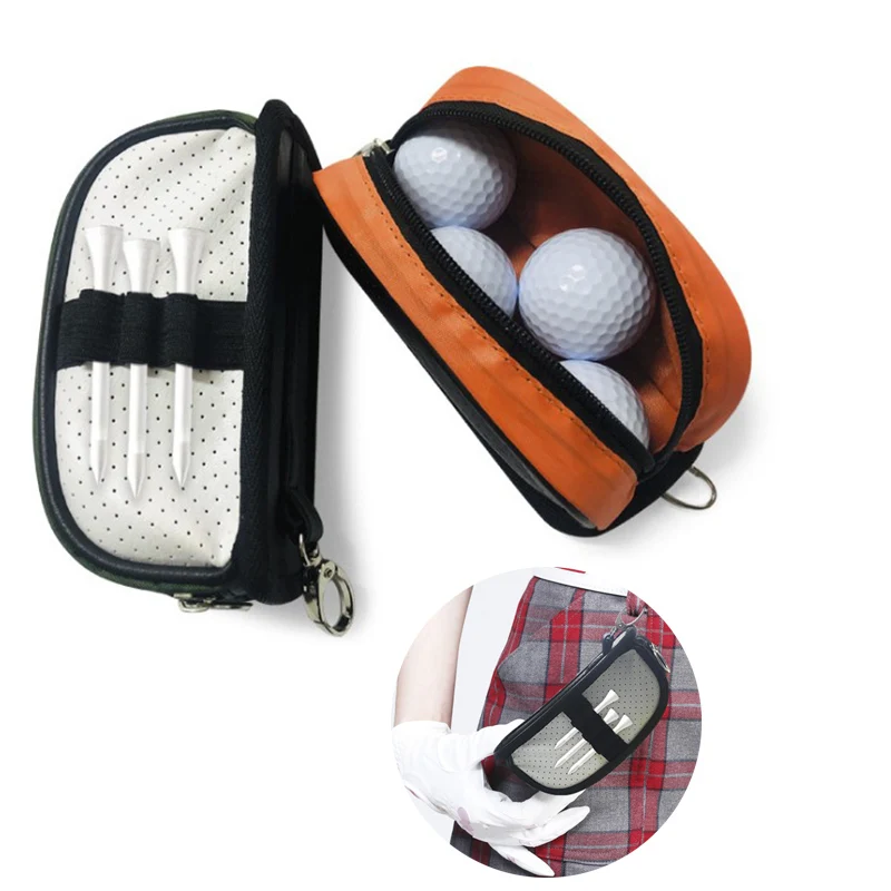 

Golf Ball Bag Waist Pack Pouch Sport Portable Storage Bag Container Golf Bag