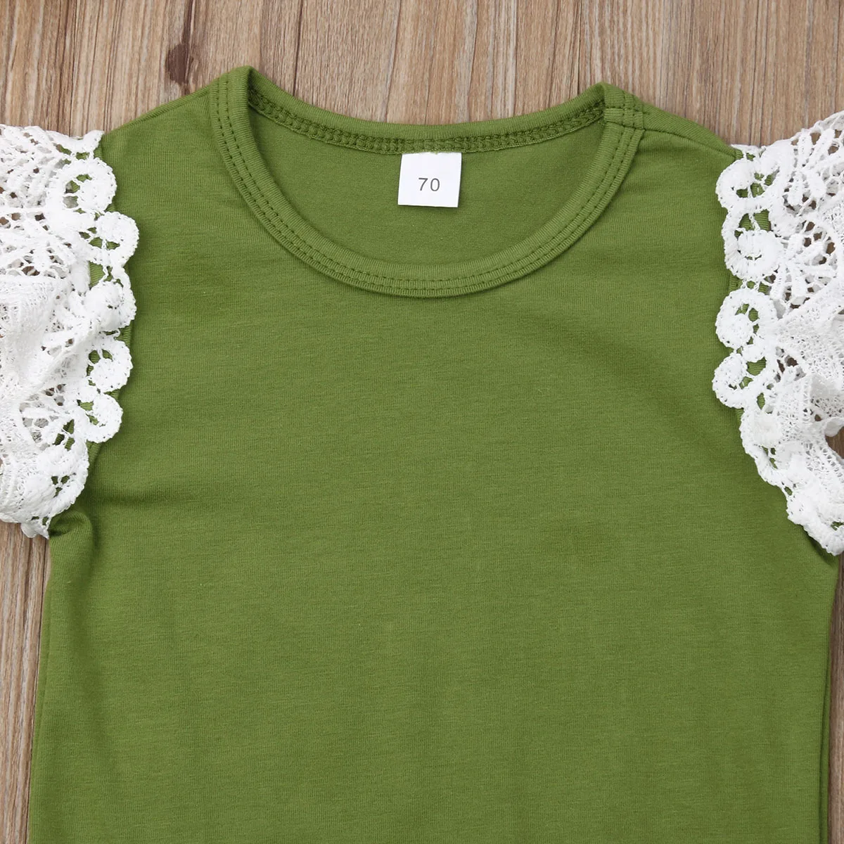 3 шт. кружевные боди с коротким рукавом юбка цветочным принтом и повязка на голову