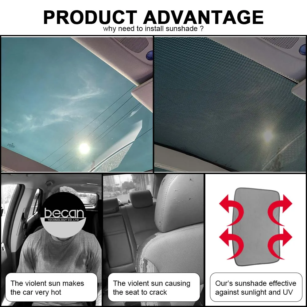 SOPEDAR Car Sunroof Sunshade For Tesla Model 3 Original Front Rear Skylight Windshield Glass Roof Shading Net Auto Accessories | Автомобили