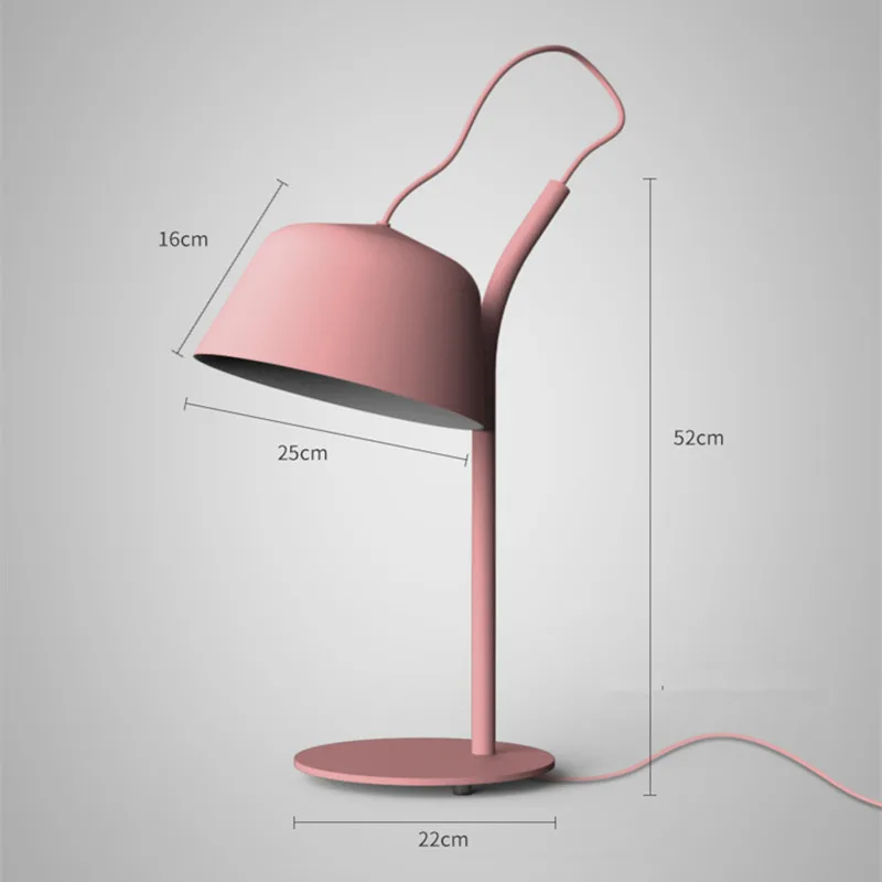 Скандинавская личность многоцветный Макарон Настольный светильник креативное