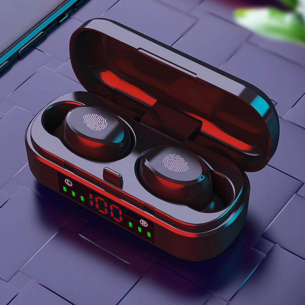 TWS Sport Waterproof Wireless Earphones Bluetooth V5.0 9D Bass Stereo Earbuds Mini Earphone Ear Headset With Mic For Cellphone
TWS Sport Waterproof Wireless Earphones Bluetooth V5.0 9D Bass Stereo Earbuds Mini Earphone Ear Headset With Mic For Cellphone