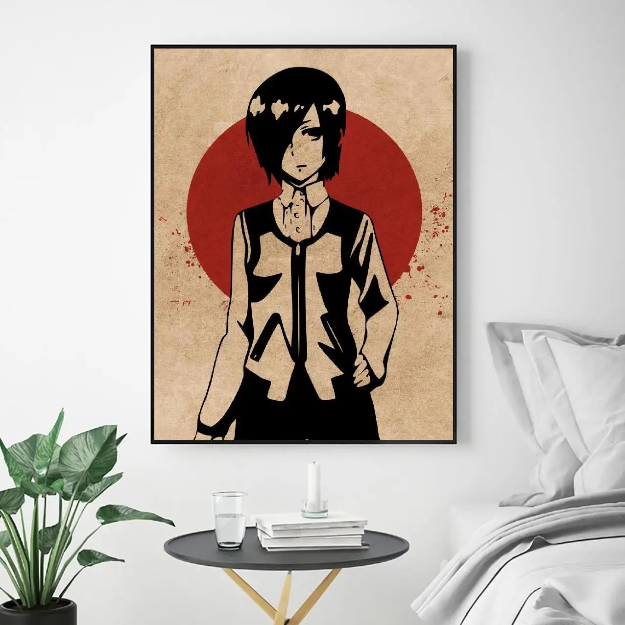 Тоука Токийский Гуль аниме Искусство Холст плакат печать домашний Декор стены