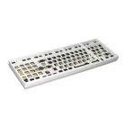 Механическая клавиатура с 98 клавишами горячей заменывыключения, 3 режима, 2,4 ГГц, беспроводной Bluetooth RGB, совместима с 35 контактами, переключателями, геймером