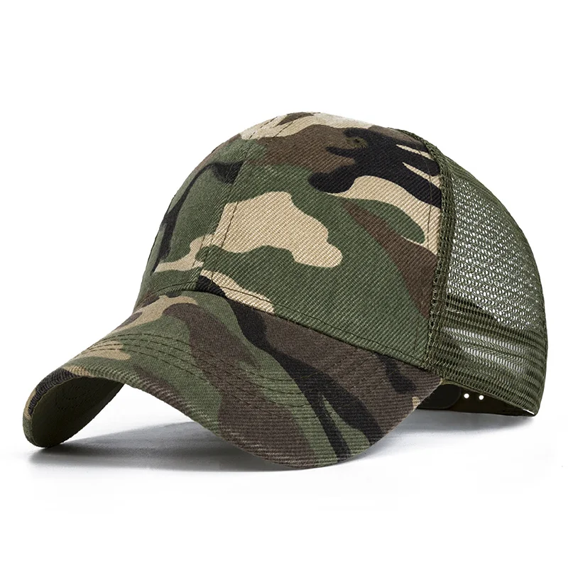 CAMO3 Evrfelan, камуфляжная сетчатая бейсболка, Мужская камуфляжная кепка, s Masculino, летняя кепка, Мужская армейская Кепка, бейсболка, хип-хоп, шляпа для папы - Цвет: CAMO3