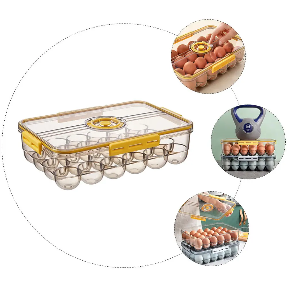 

1Pc Simple Design Food Crisper Box Household Refrigerator Food Storage Case