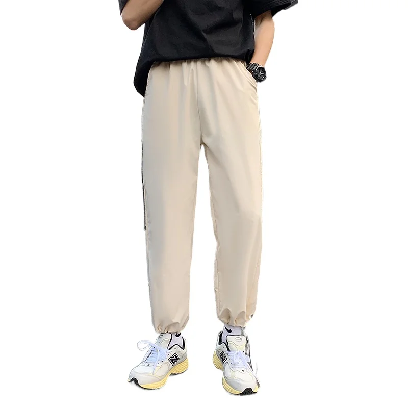 

2021 Summer Trouser Men's Loose Korean Leisure Sports Nine-point Trouser Bundle