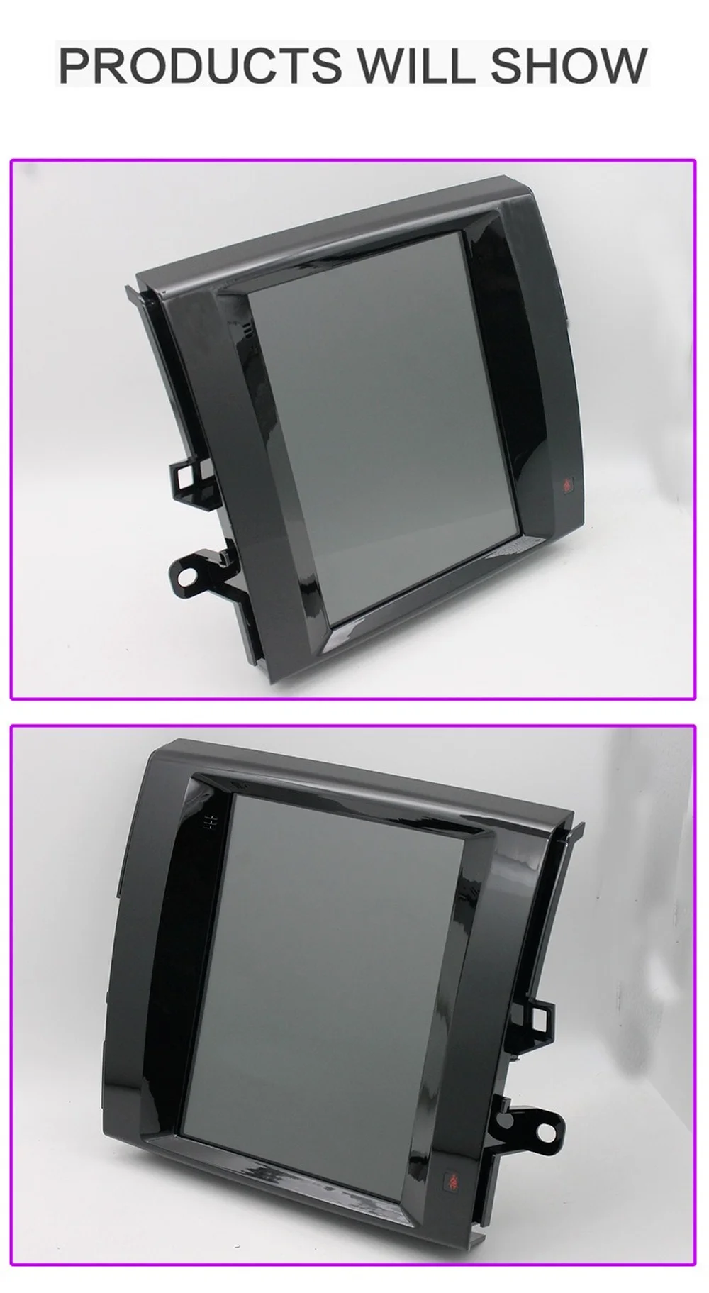 Автомобильный мультимедийный плеер Android в стиле Tesla с GPS-навигацией Bluetooth Wi-Fi