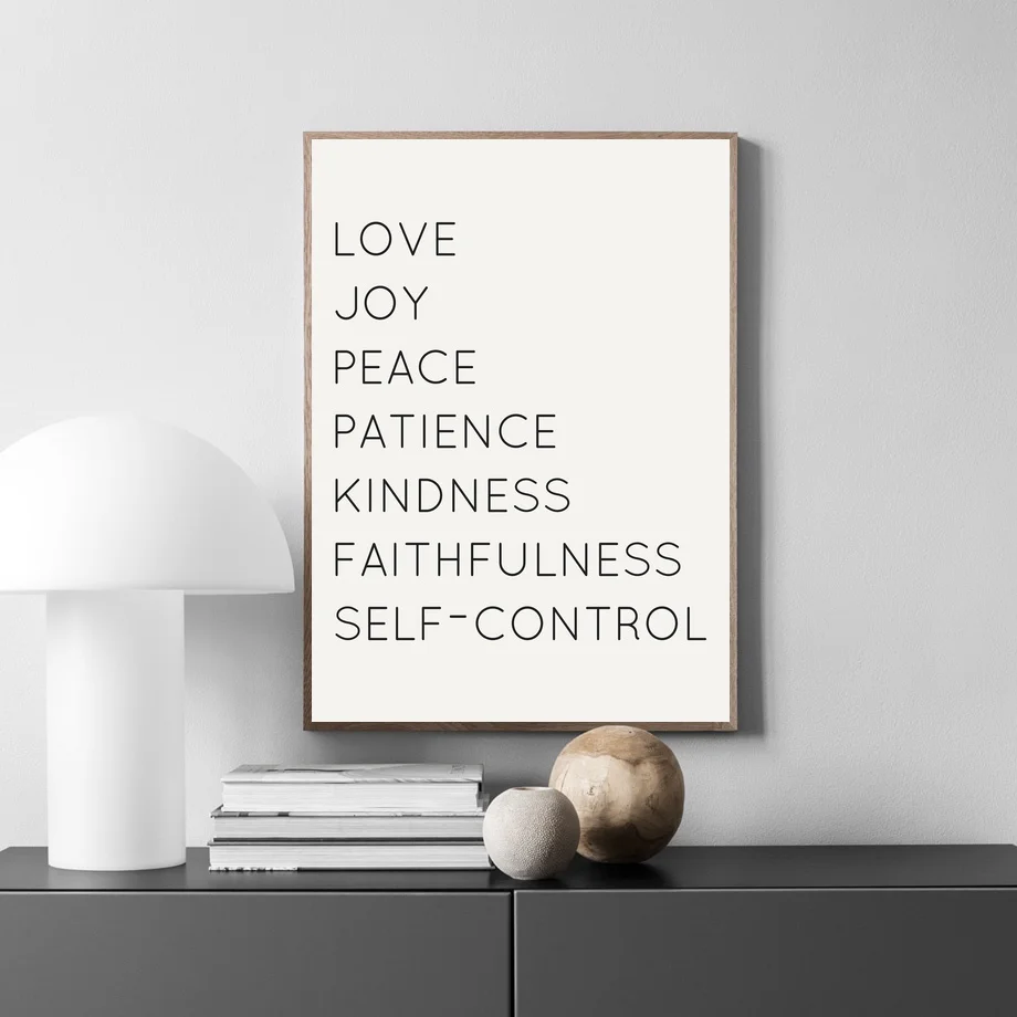 Современный плакат в скандинавском стиле с надписью Love Peace|Рисование и