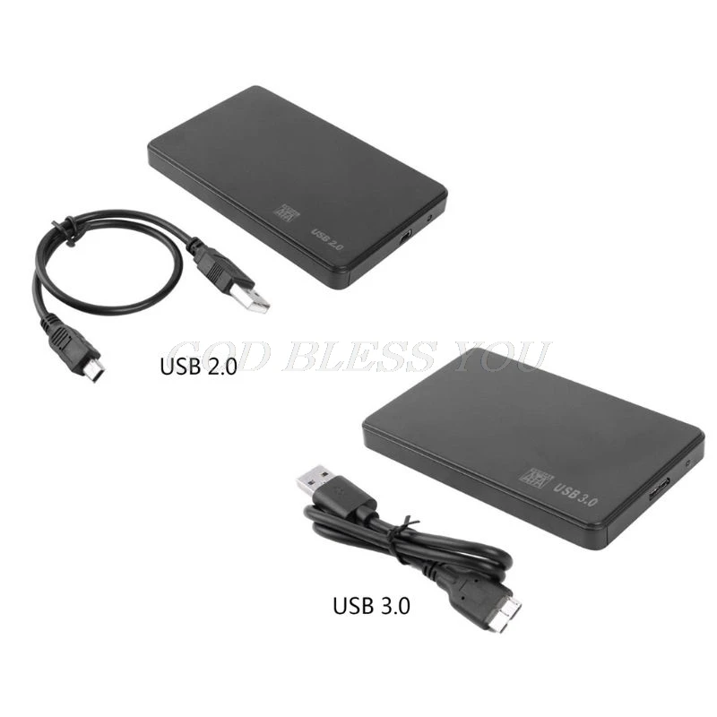 2 5 дюймовый жесткий диск SSD чехол Sata к USB 3 0/2 0 корпус адаптер Прямая