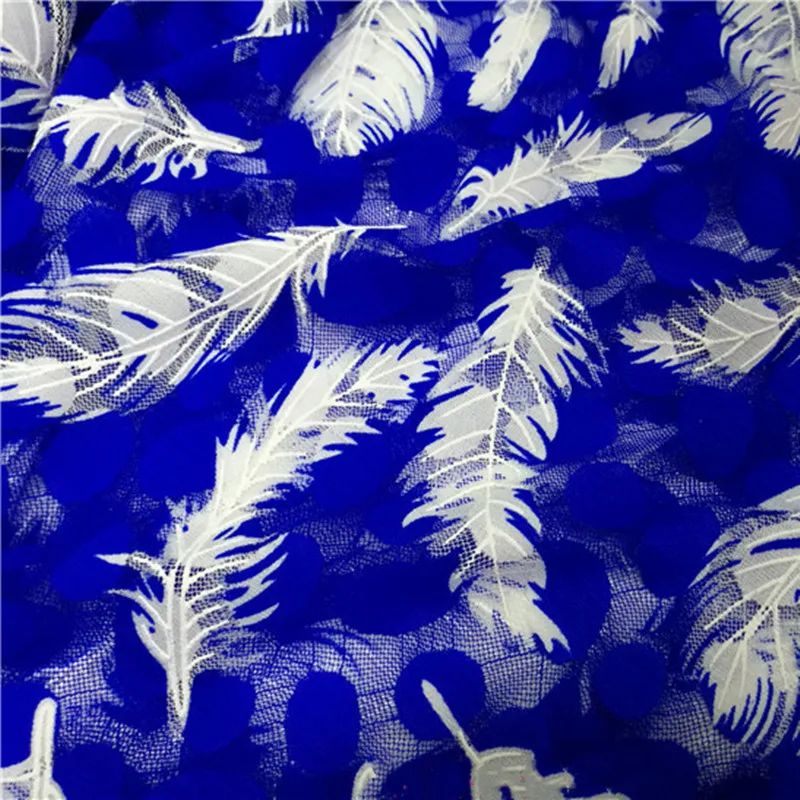 Кружевная ткань для платья латинских танцев 50 х150 см синяя черная красная с