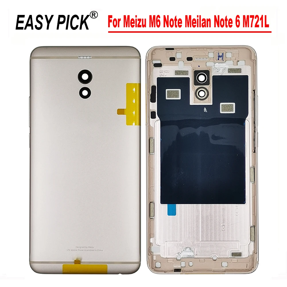 Для Meizu M6 Note Meilan 6 M721L задняя крышка для аккумулятора запасная Защитная прочная |