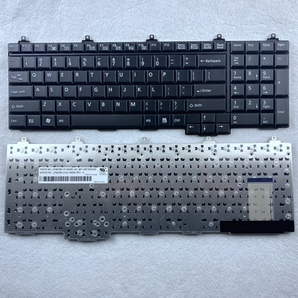 

US клавиатура для ноутбука Fujitsu CP487591-01 MP-10B73003D85 нам макет