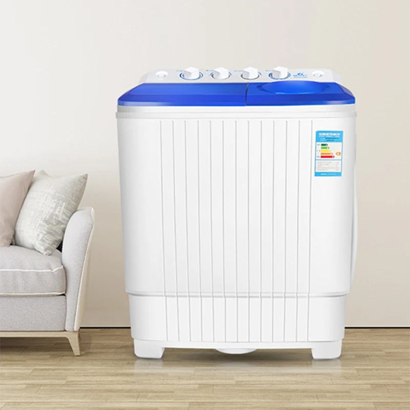 

Washing machine 6.8KG household large-capacity double-barrel washing machine washing down jacket, bed linen and quilt cover 220V