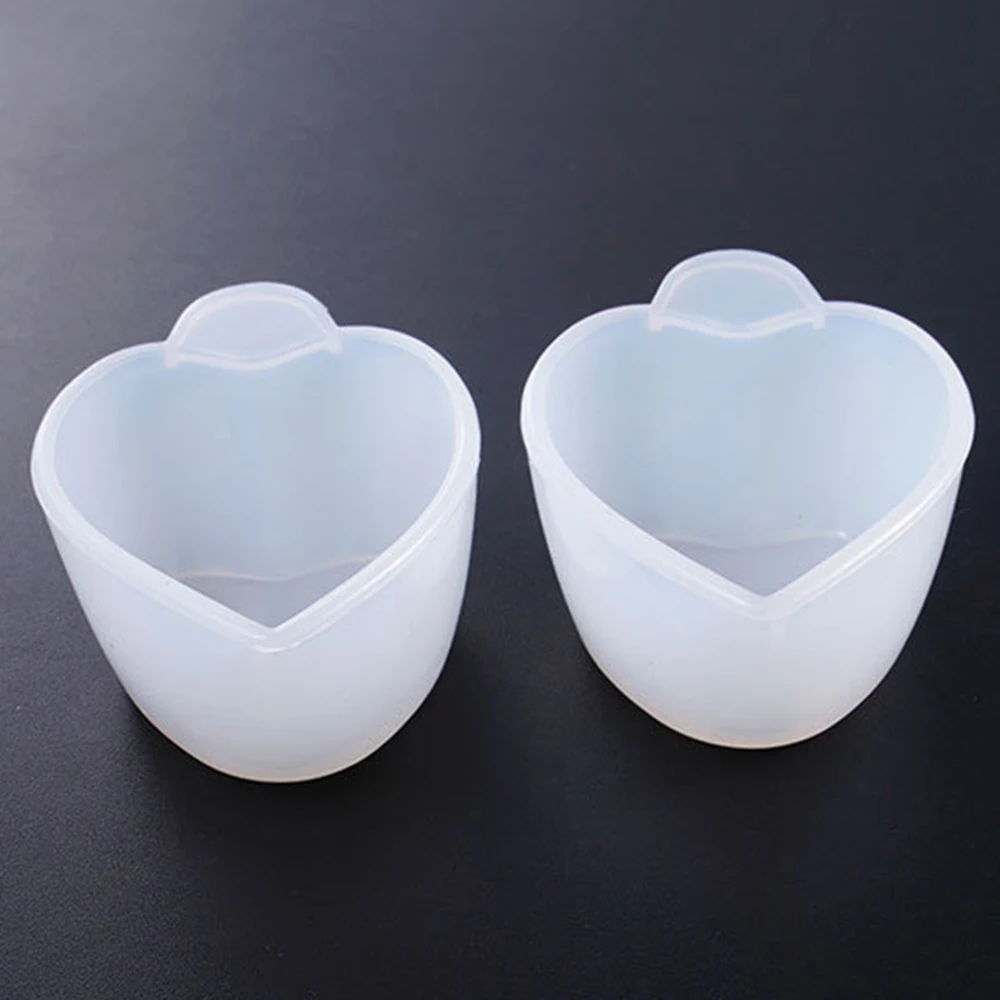 

1PCS Heart Cup Dispenser Silicone Mold DIY Epoxy Resin Jewelry Making Tool Color Modulation DIY Jewelry Making Accessories