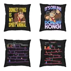 Роскошные бархатные декоративные подушки для видеоигр Donkey Kong Is My Spirit чехол для подушки с изображением животных